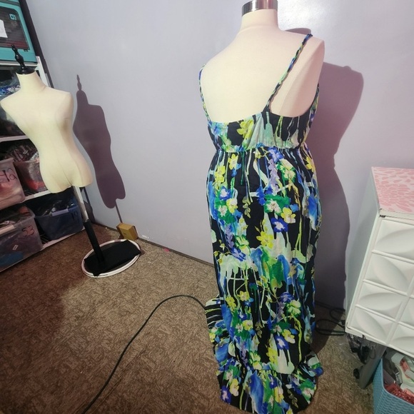 Old navy floral sleeveless maxi dress plus size xxl - Picture 3 of 5